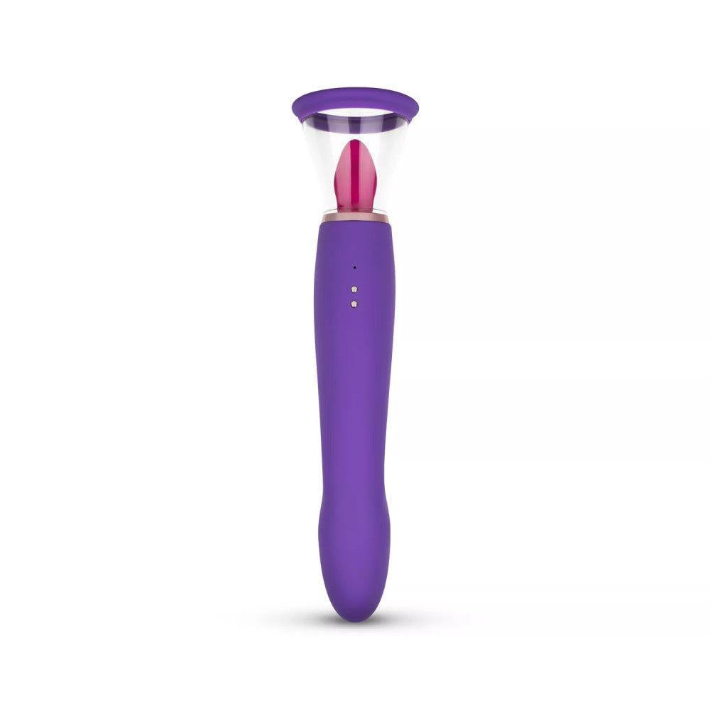 Pleasure Pump Rechargeable Clit Pump & G-Spot Vibrator