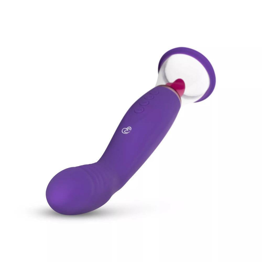 Pleasure Pump Rechargeable Clit Pump & G-Spot Vibrator