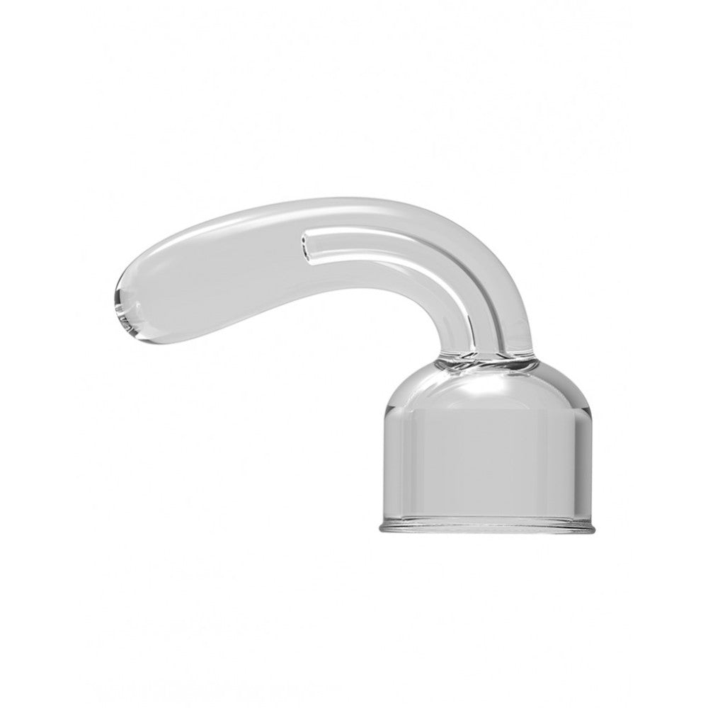 Power Head Attachment for Wand Massagers Transparent