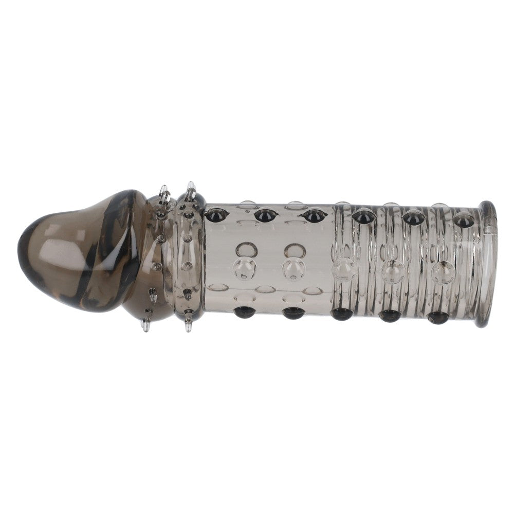Power Stud Sleeve Penis Extender & Thickener Black