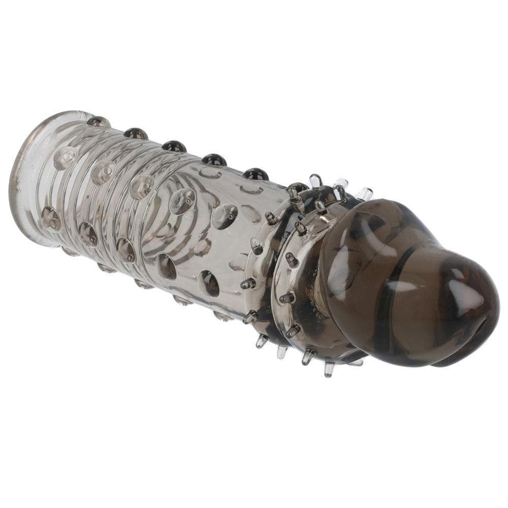 Power Stud Sleeve Penis Extender & Thickener Black