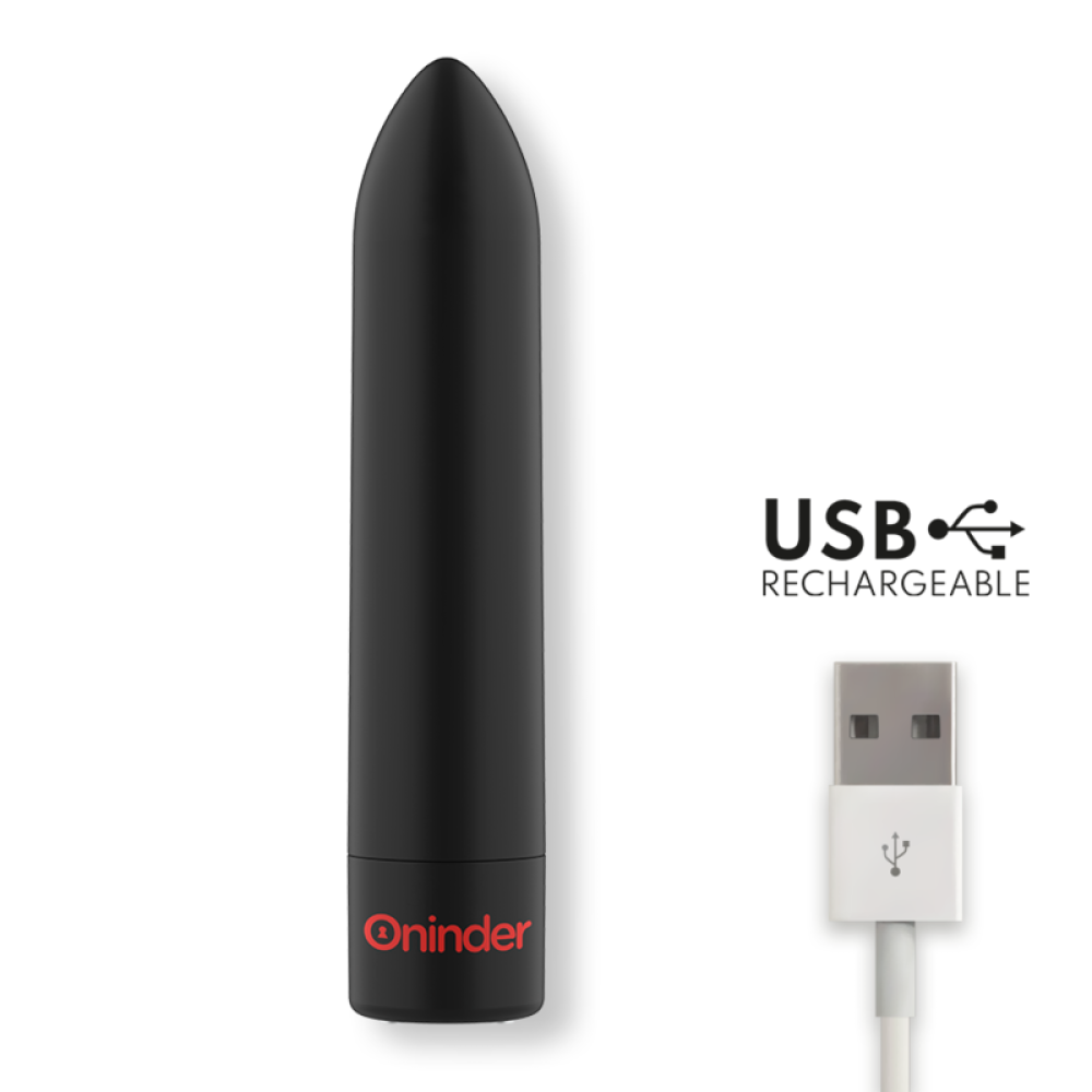 Powerful Bullet Vibrator with App Oninder Berlin Black