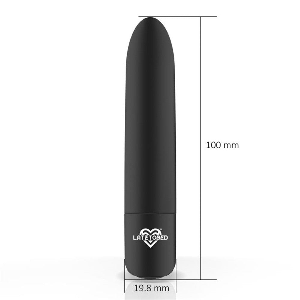 Powerful Rechargeable Bullet Vibrator Black