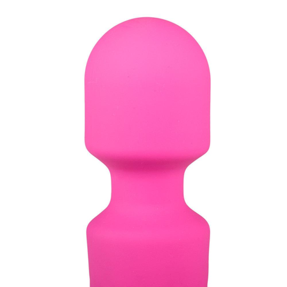 Rechargeable Silicone Mini Wand Massager Pink