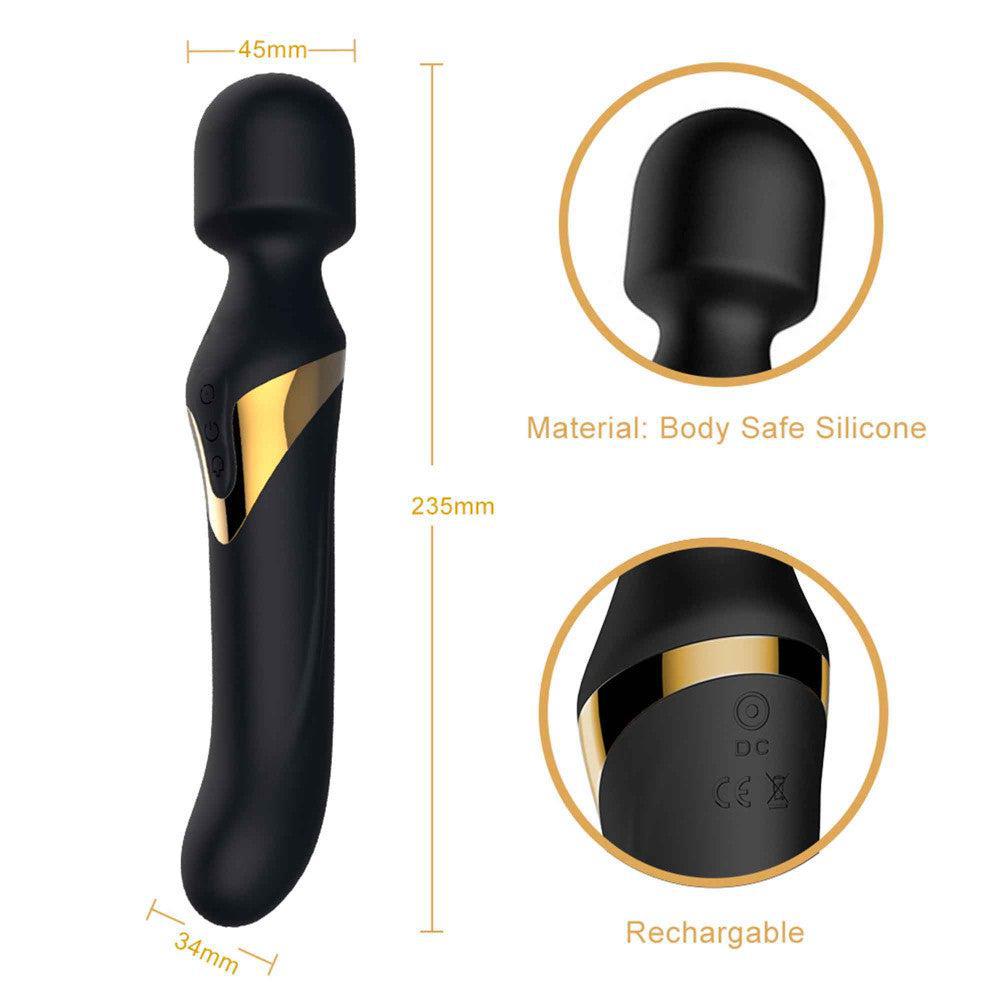 Dual Orgasms Rechargeable G-Spot Wand Vibrator