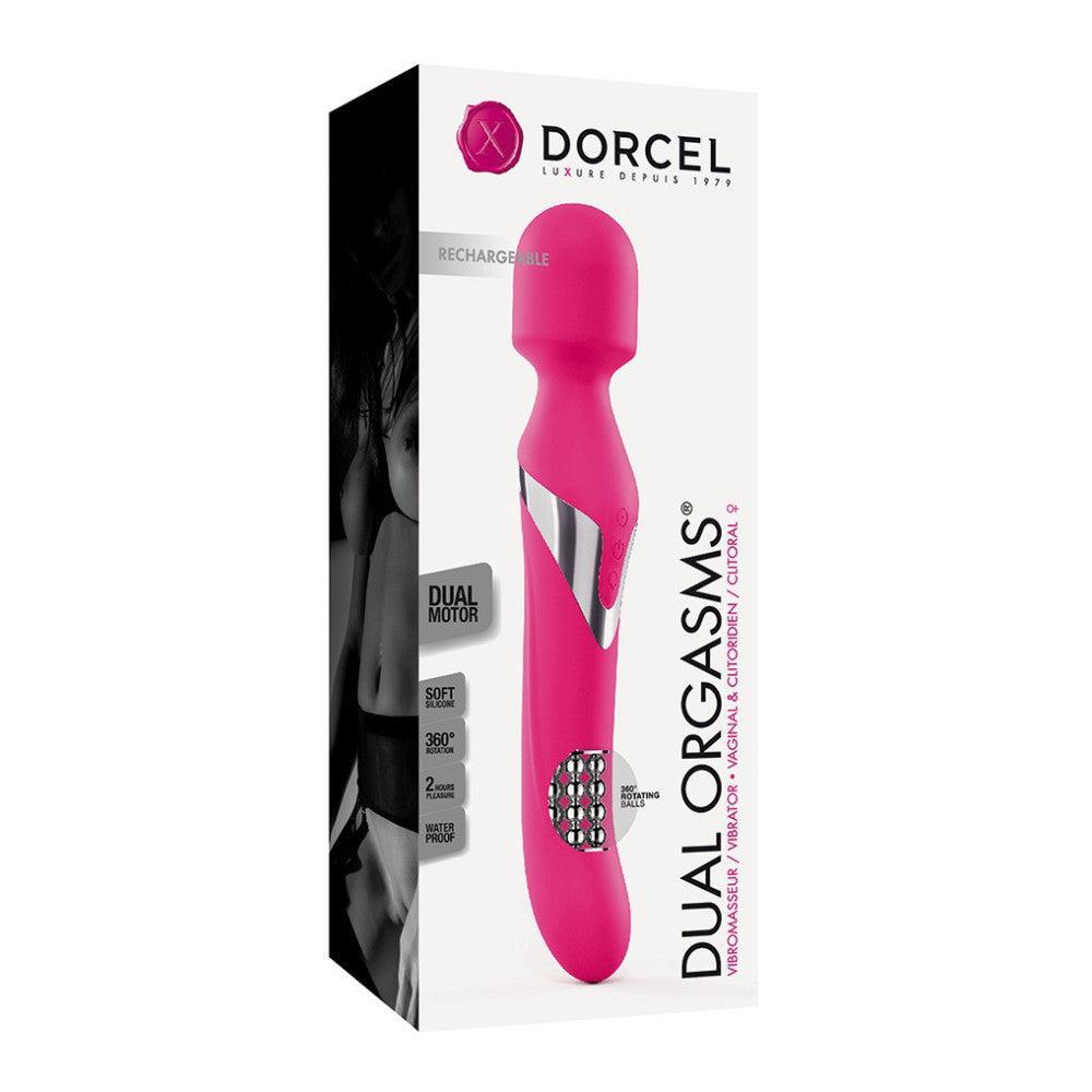 Dual Orgasm Rechargeable Powerful Wand Vibrator Pink