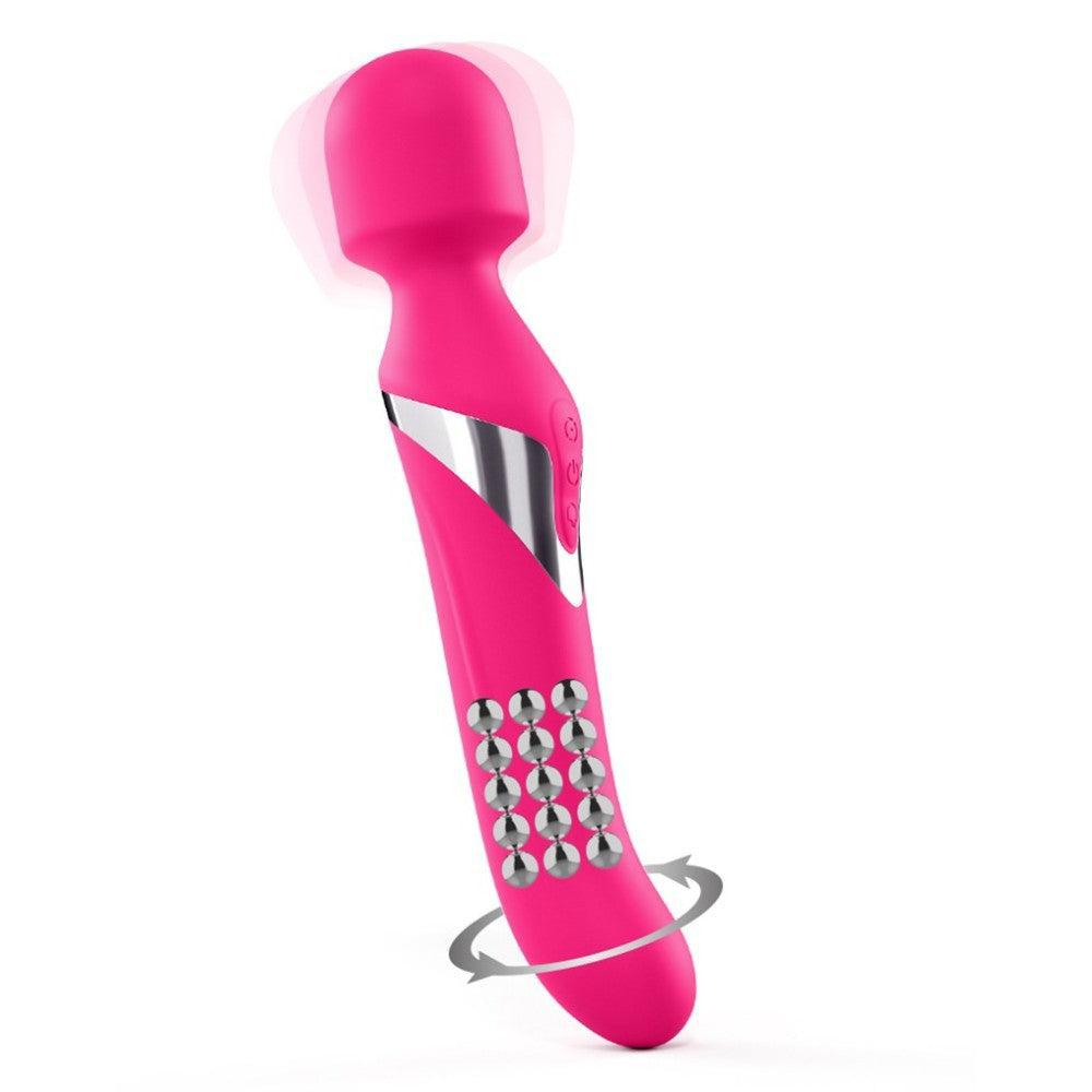 Dual Orgasm Rechargeable Powerful Wand Vibrator Pink