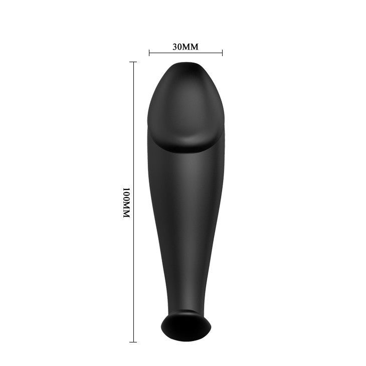 Pretty Love 100% silicone realistic vibrating butt plug 4"