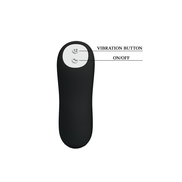 Pretty Love 100% silicone realistic vibrating butt plug 4"