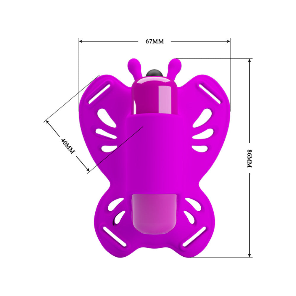 Pretty Love Sloane Butterfly Vibrating Clitoris Stimulator