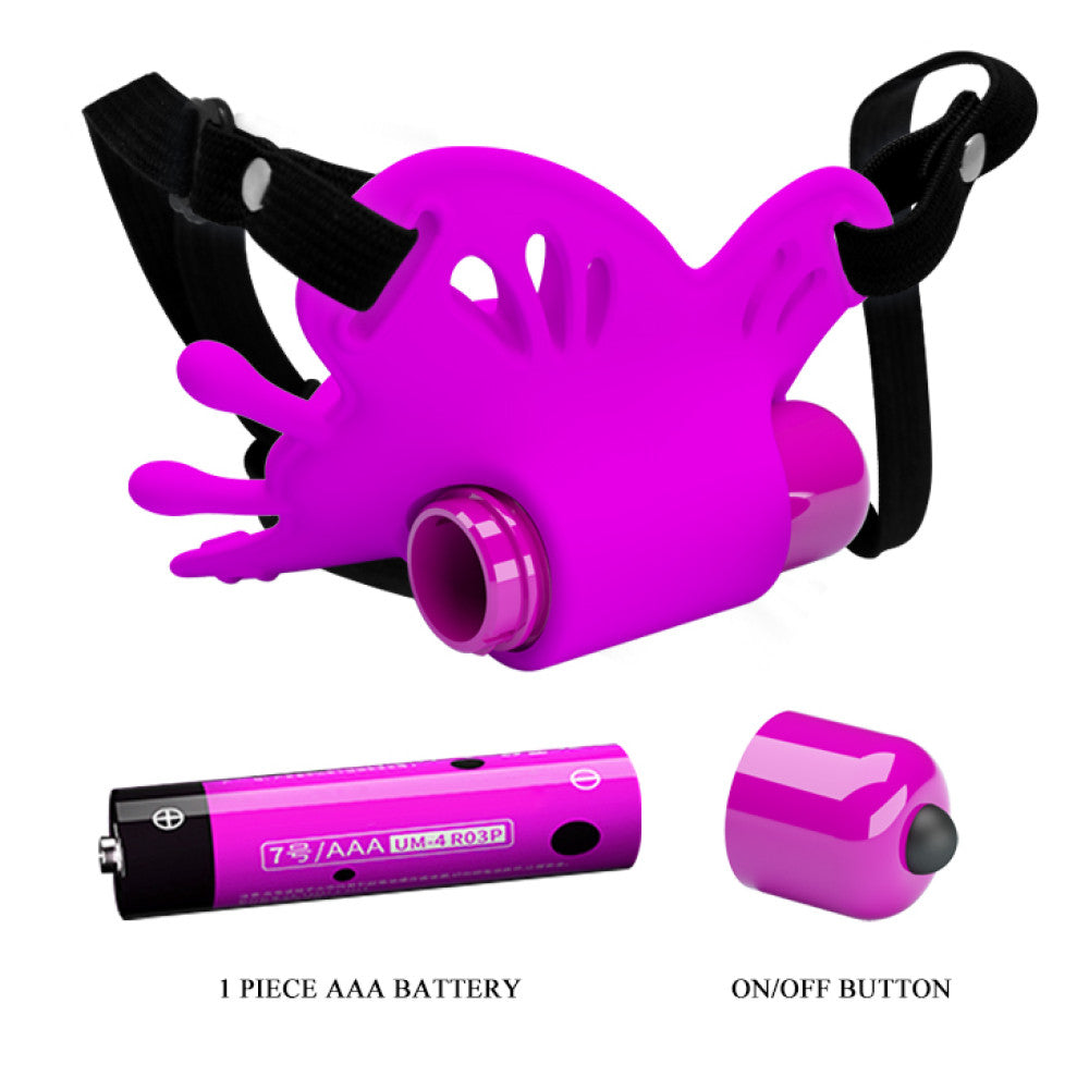 Pretty Love Sloane Butterfly Vibrating Clitoris Stimulator