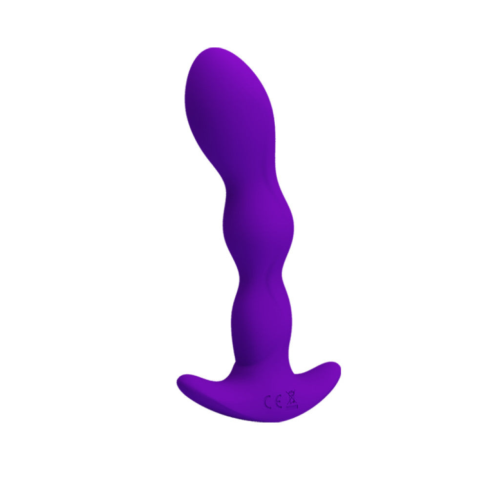 Pretty Love Yale Rechargeable Vibrating Silicone Anal Stimulator Purple