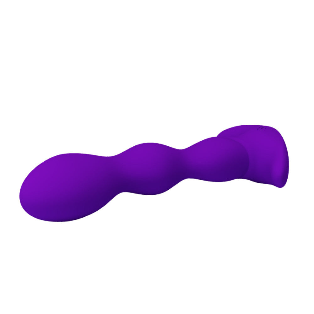 Pretty Love Yale Rechargeable Vibrating Silicone Anal Stimulator Purple