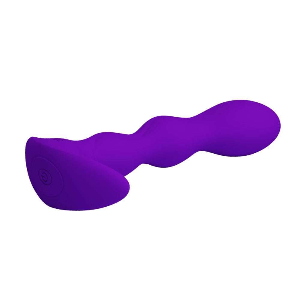 Pretty Love Yale Rechargeable Vibrating Silicone Anal Stimulator Purple