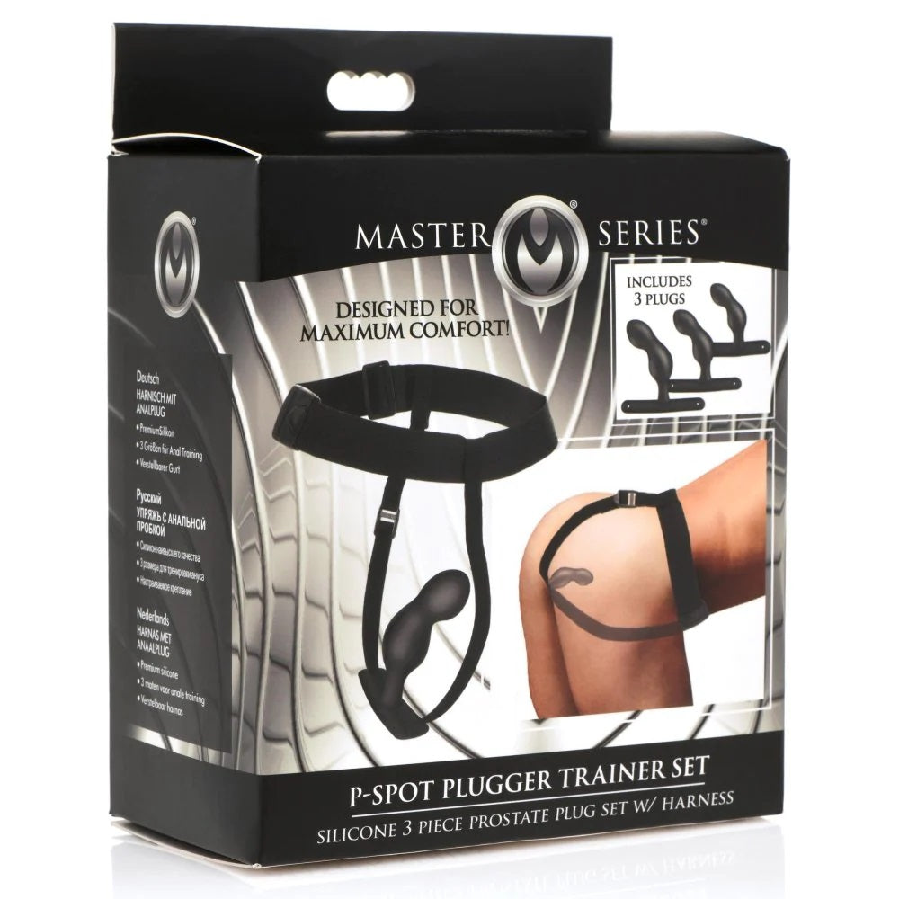 Prostate Stimulators Belt P-Spot Plugger Set of 3 pcs