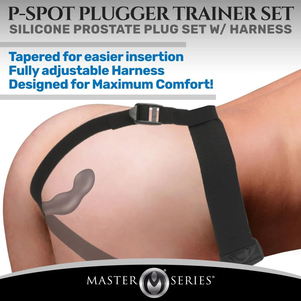 Prostate Stimulators Belt P-Spot Plugger Set of 3 pcs