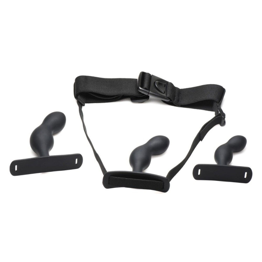 Prostate Stimulators Belt P-Spot Plugger Set of 3 pcs