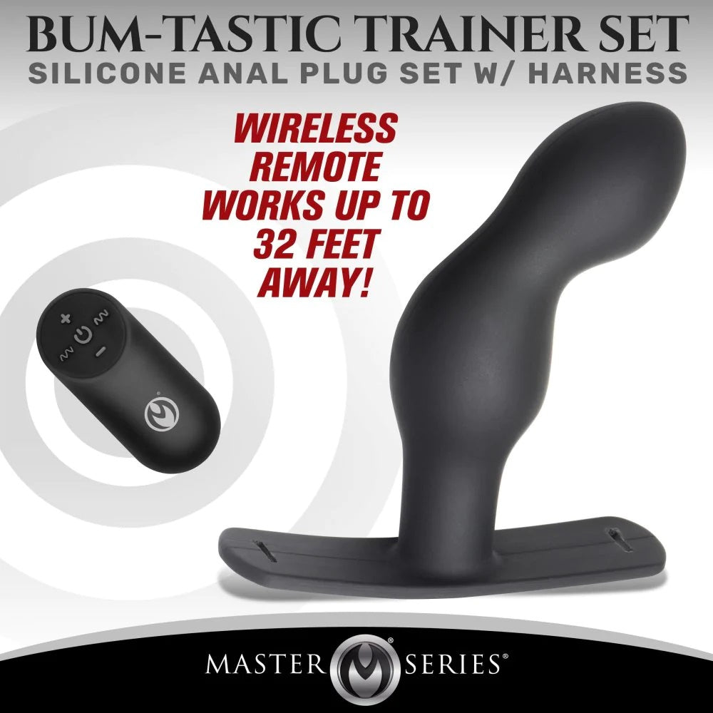 Prostate Vibrator with Belt and Remote P-spot Plugger