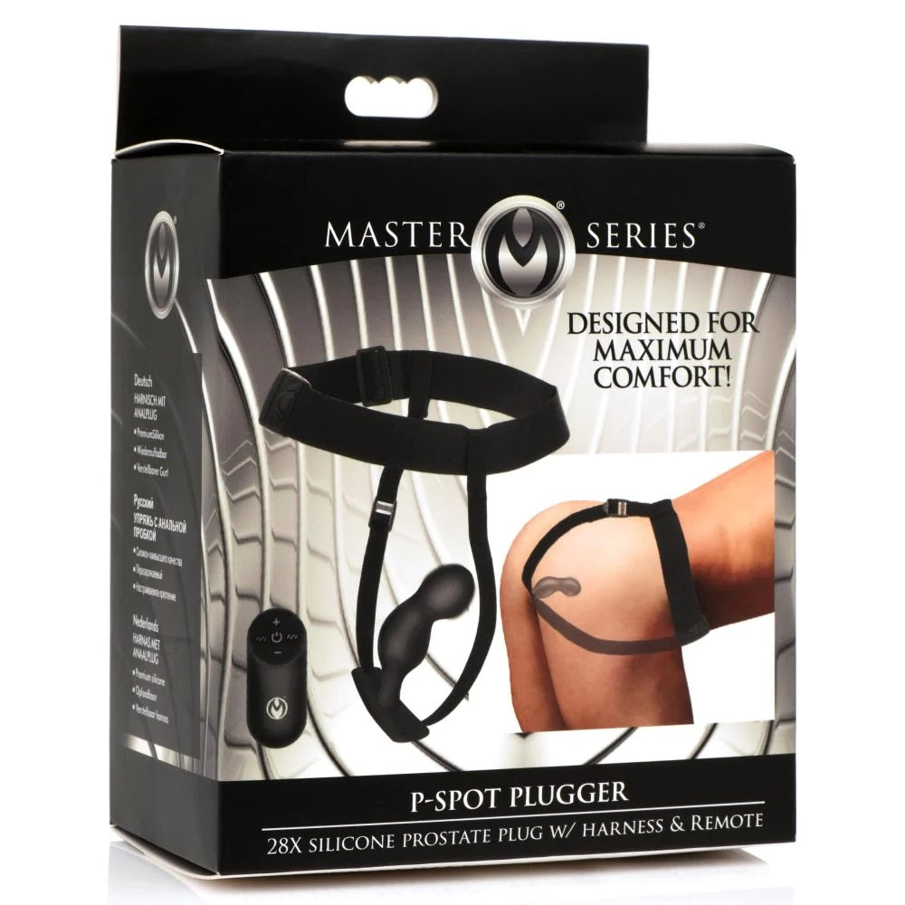 Prostate Vibrator with Belt and Remote P-spot Plugger