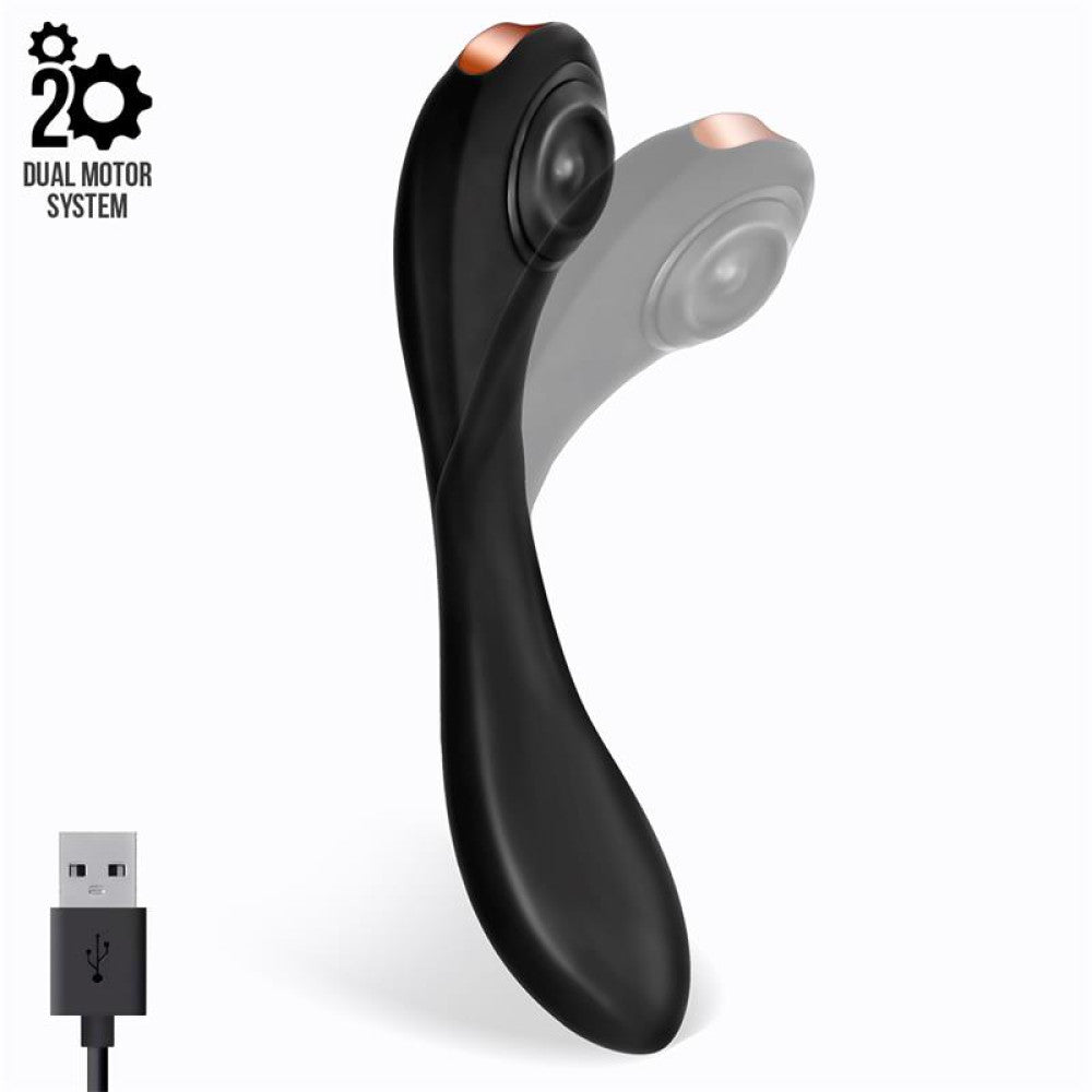 Pulsar Silicone 2 in 1 Rechargeable Vibrator