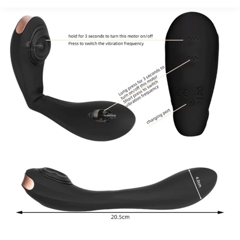 Pulsar Silicone 2 in 1 Rechargeable Vibrator