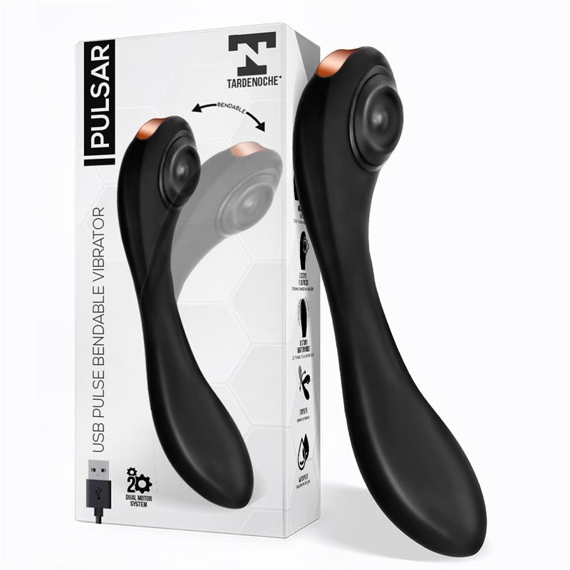 Pulsar Silicone 2 in 1 Rechargeable Vibrator