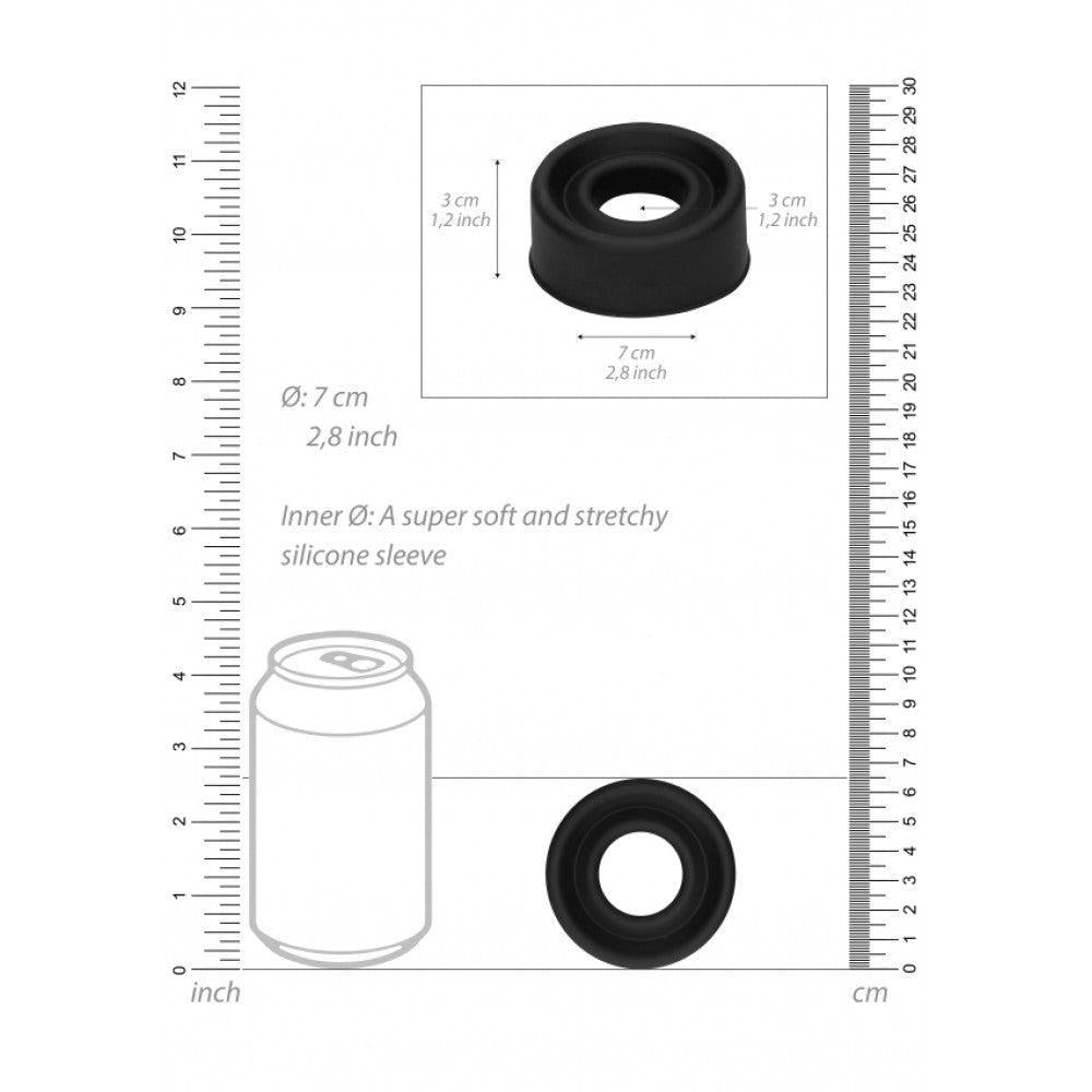 Pumped L silicone penis pump tip