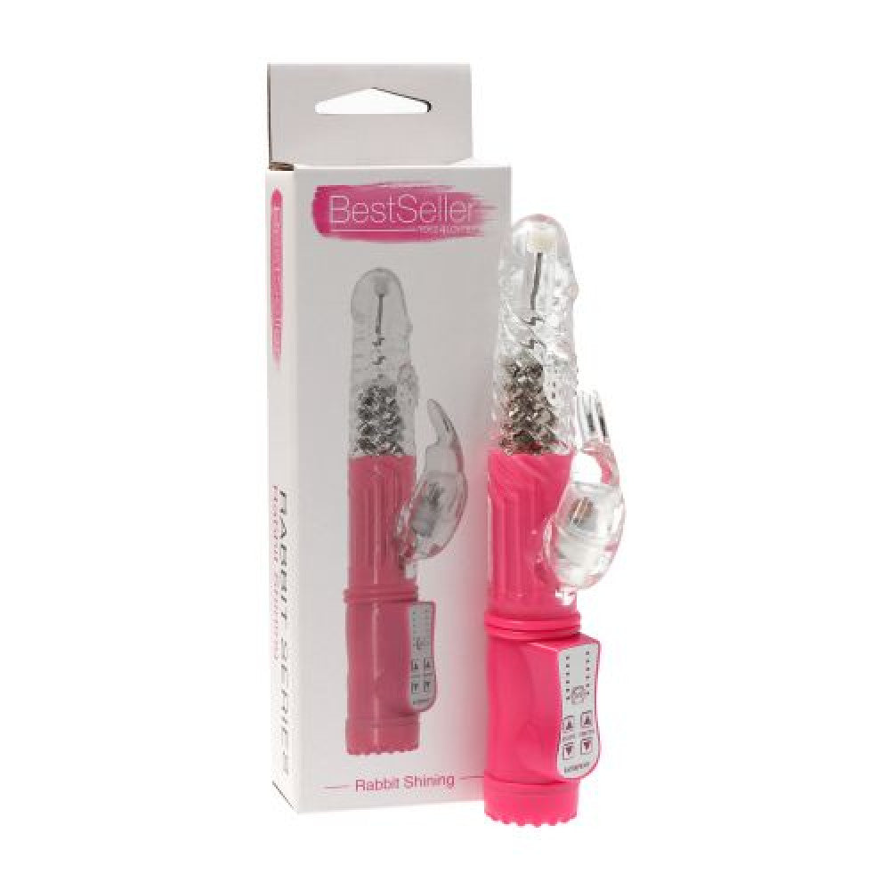 Rabbit Shining Rotating End Vibrator