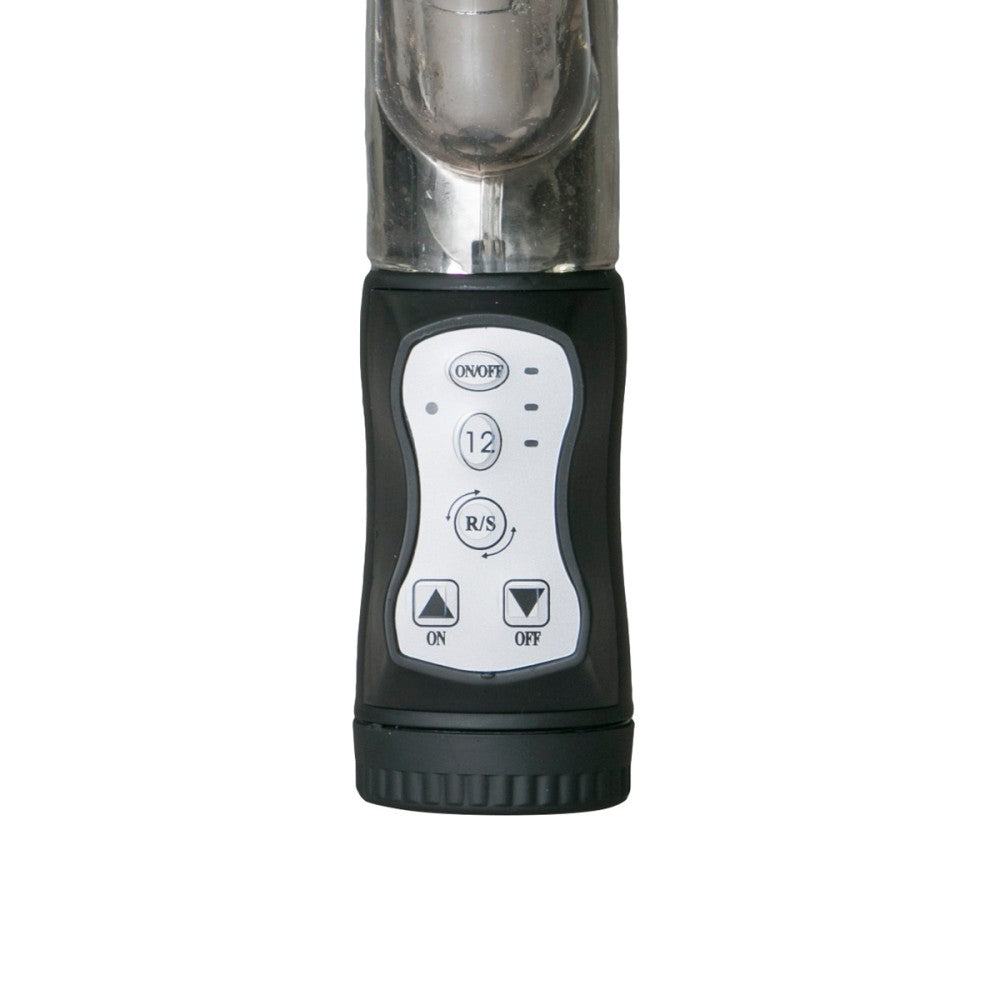 Rabbit Vibrator with Rotating Head & Pearls