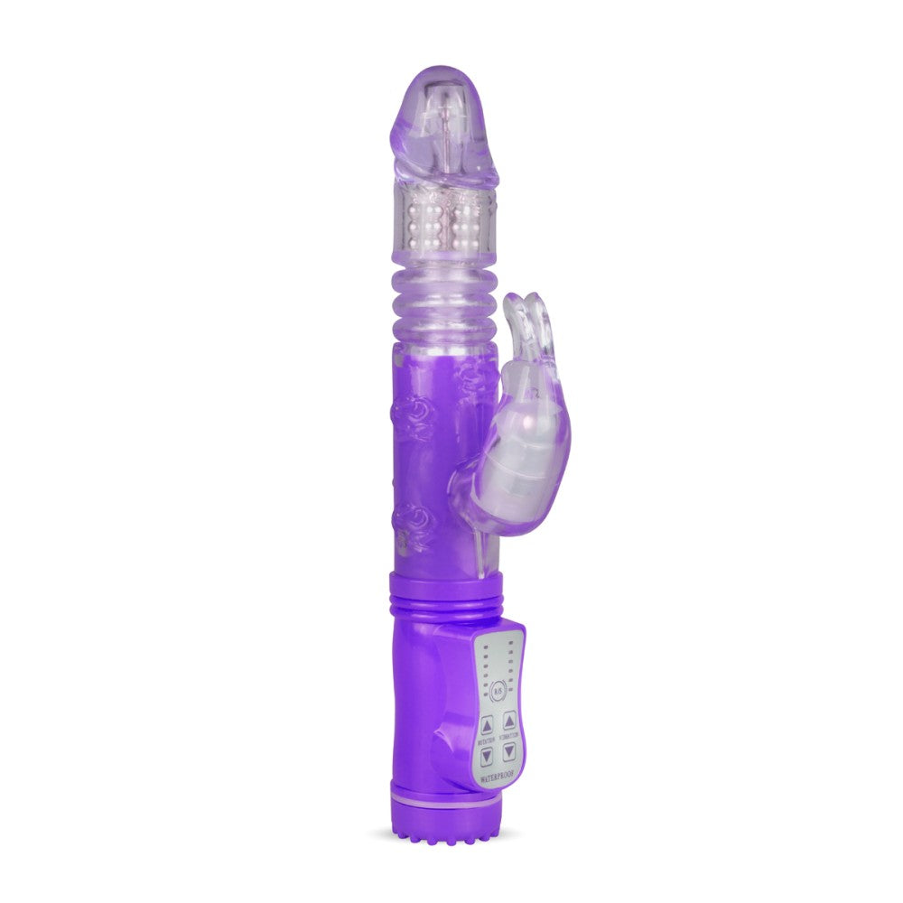 Purple Thrusting Rabbit Vibrator
