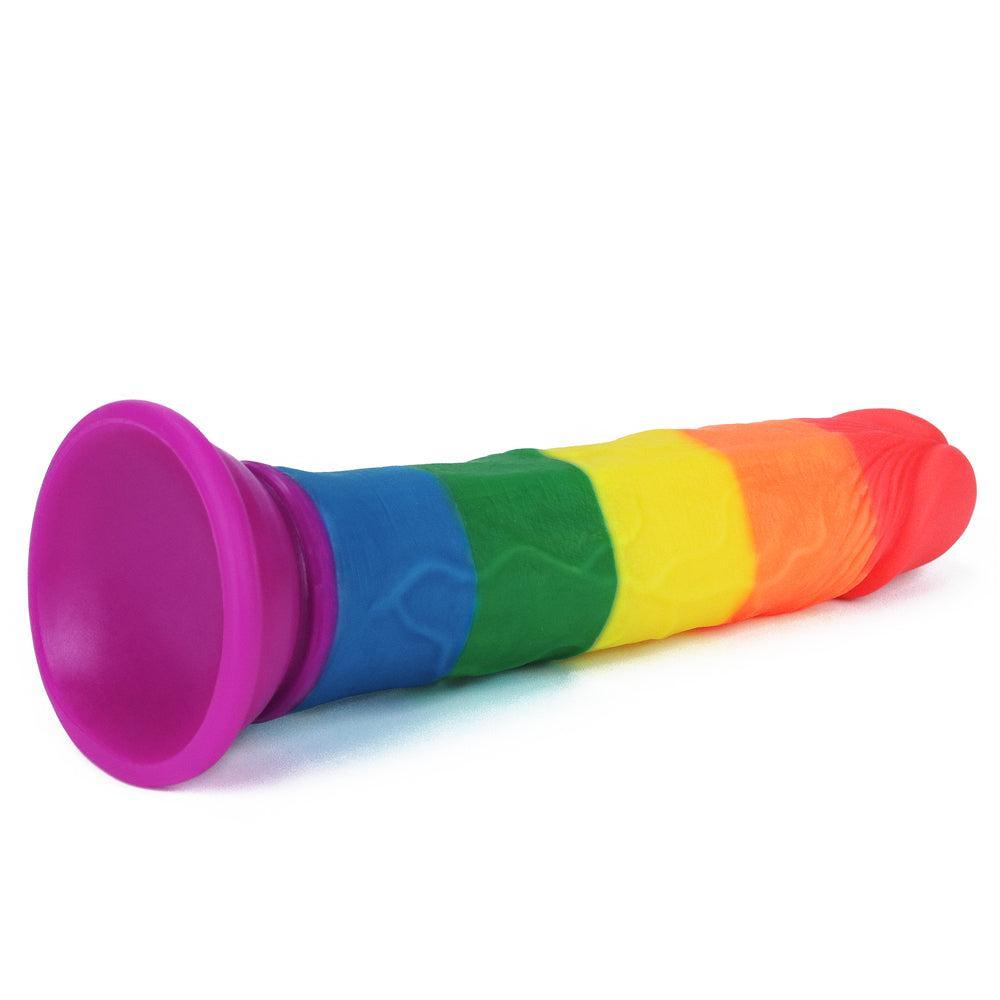 Rainbow Pride Realistic Dildo 7"