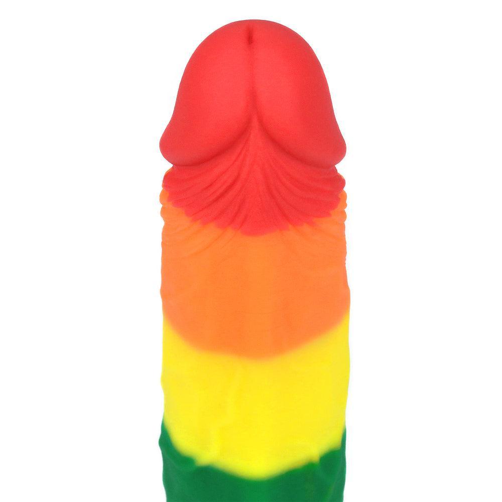 Rainbow Pride Realistic Dildo 7"