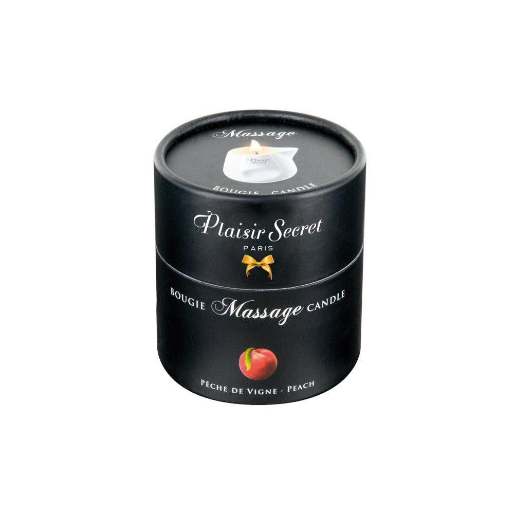 Plaisir Secret Massage Candle with Peach Aroma