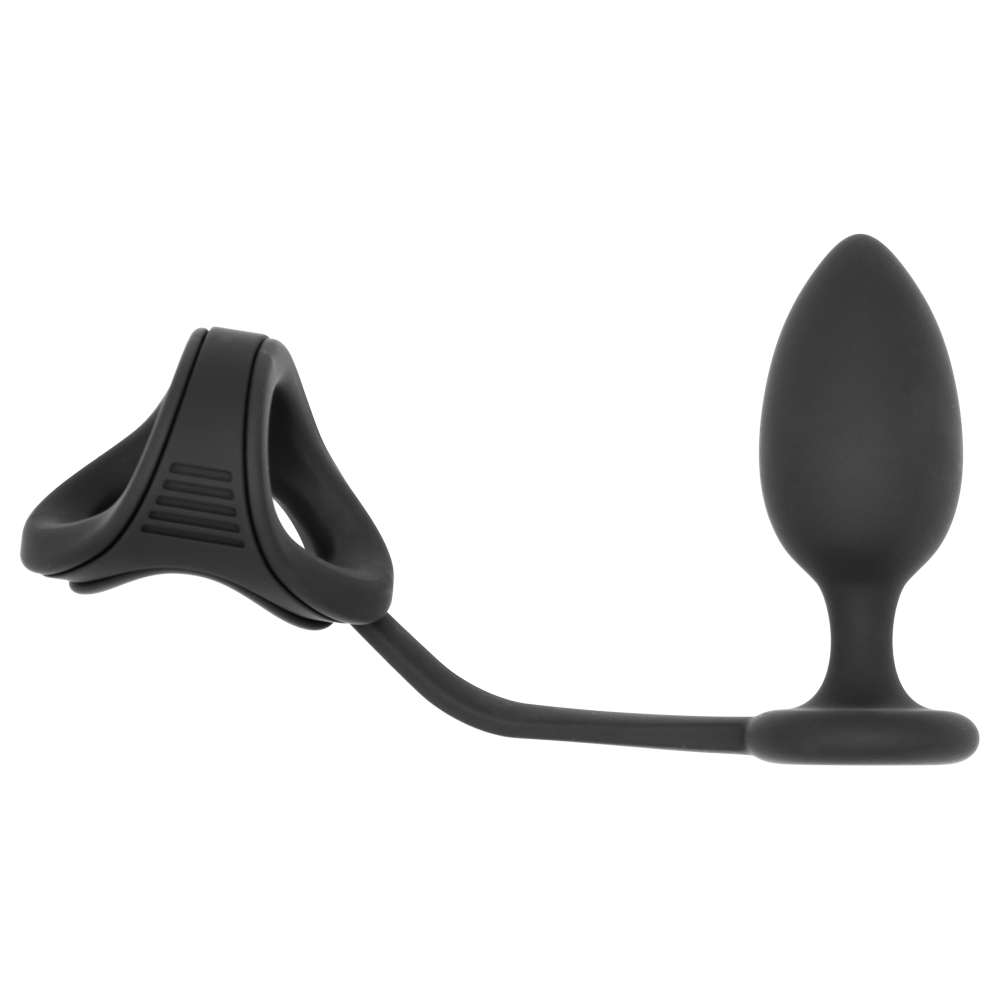 Ramrod Cockstrap Silicone Butt Plug with Cock & Balls Strap