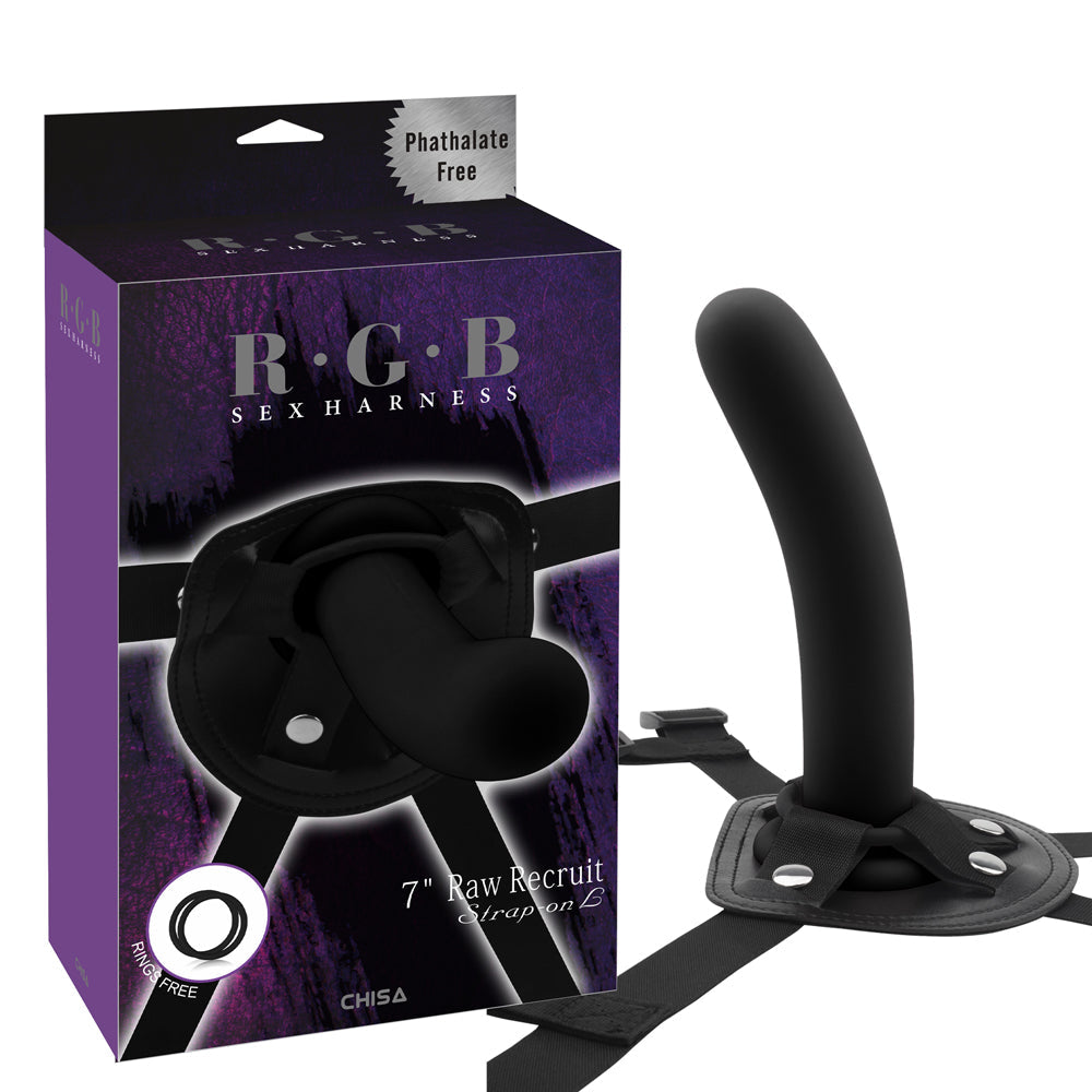 Raw Recruit L Silicone Dildo Strapon Belt