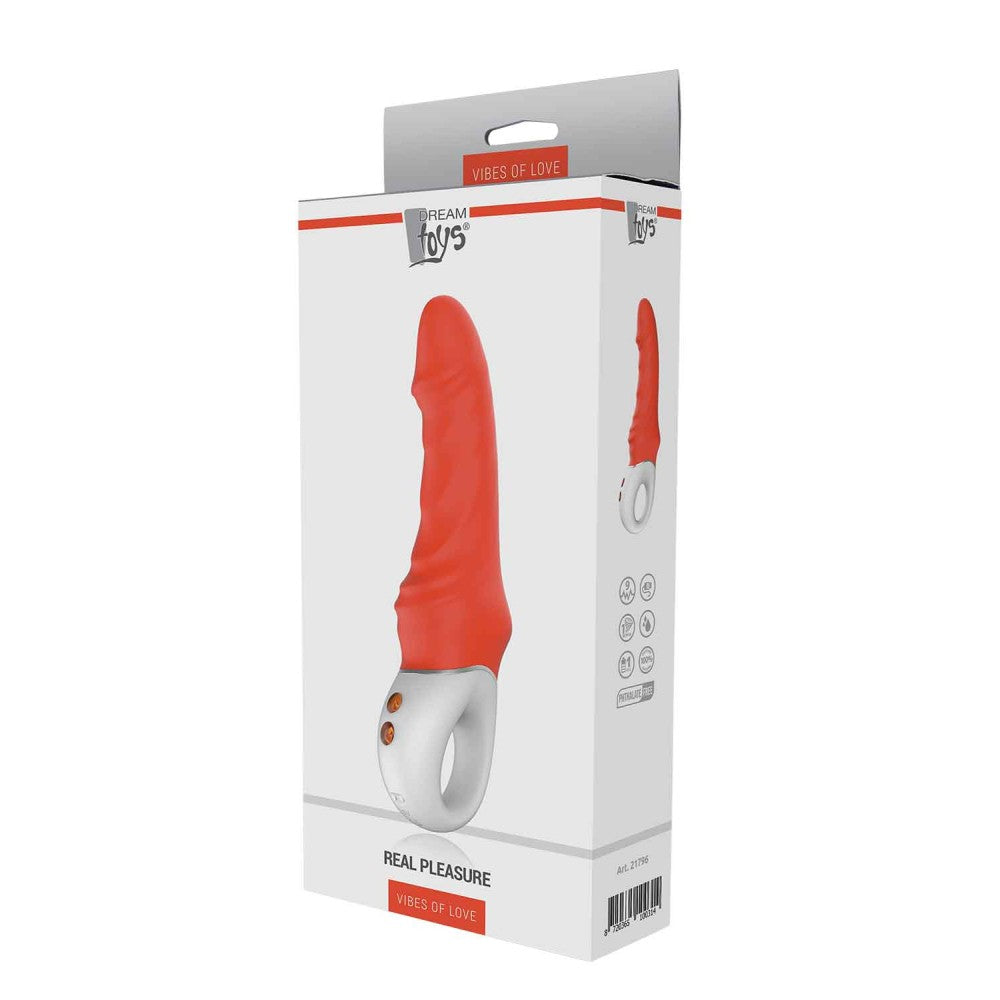 Real Pleasure Powerful Rechargeable Silicone Vibrator