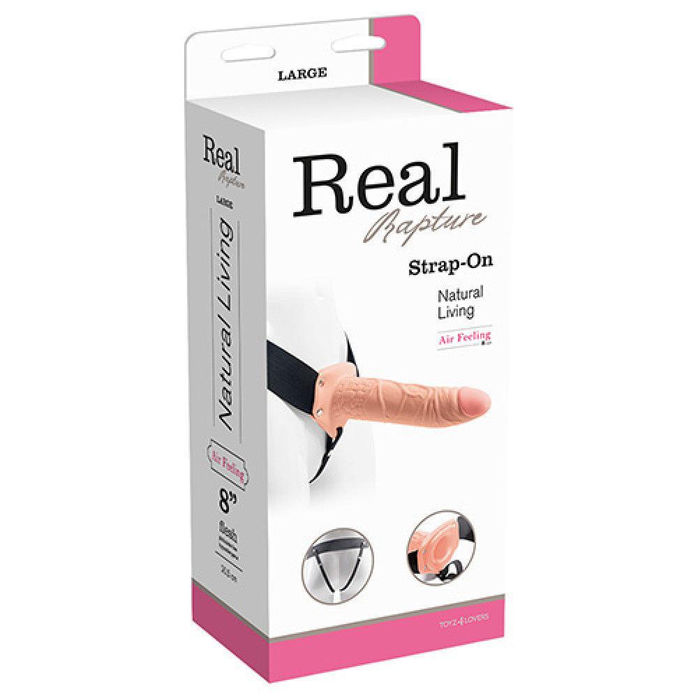 Real Rapture Air Feeling 8" Unisex Strap-on Penis Belt
