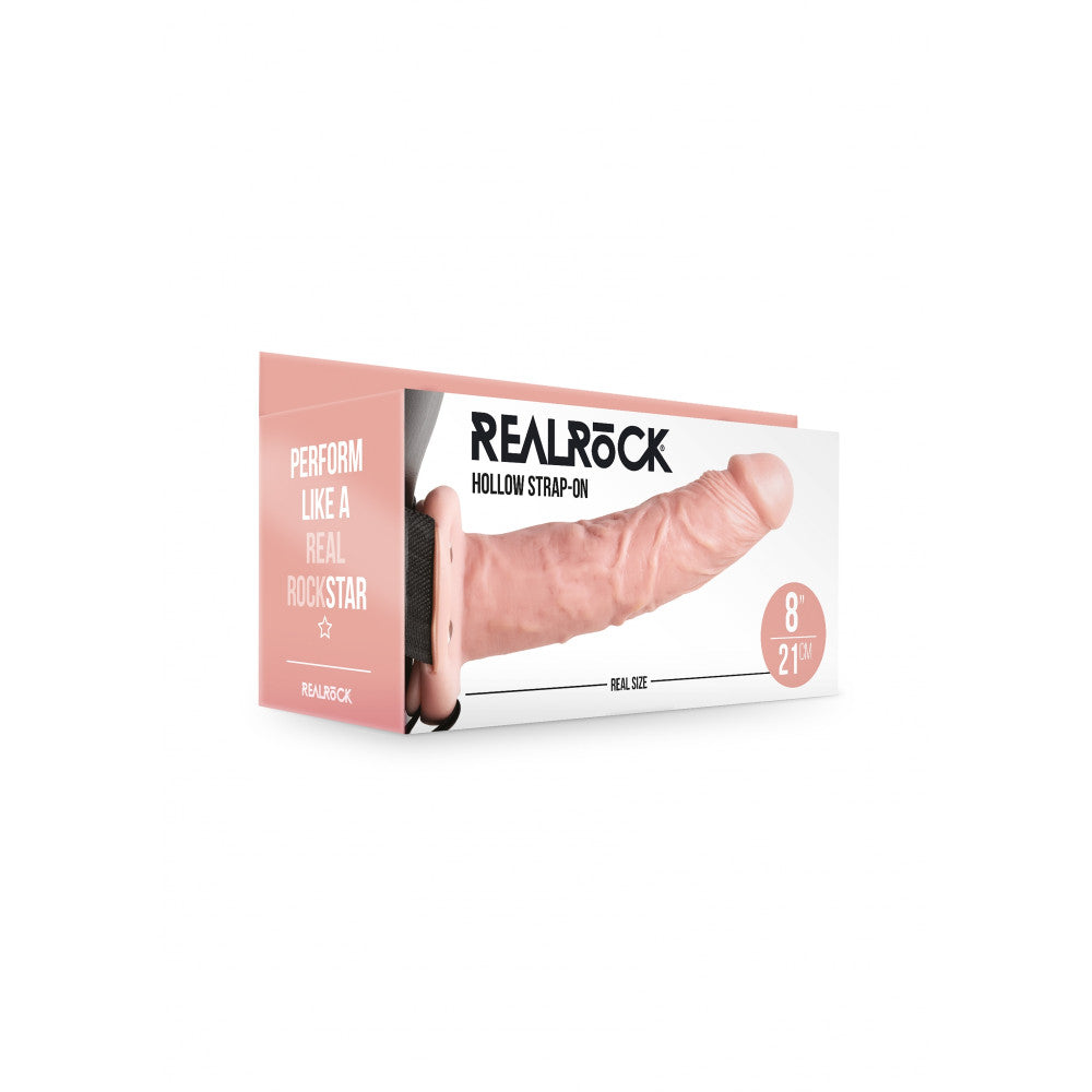 Real Rock 8" Adjustable Strap-On Realistic Dildo