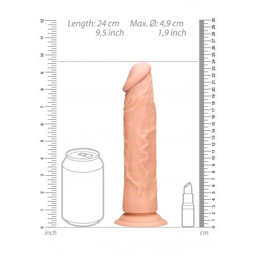 Real Rock 9" Flexible Realistic Cyber Skin Dildo