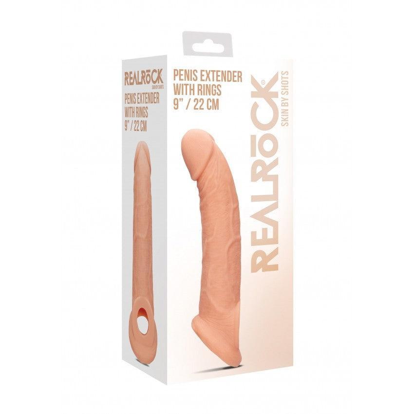 Real Rock Cyber Skin Penis Extender with Testicle Grip