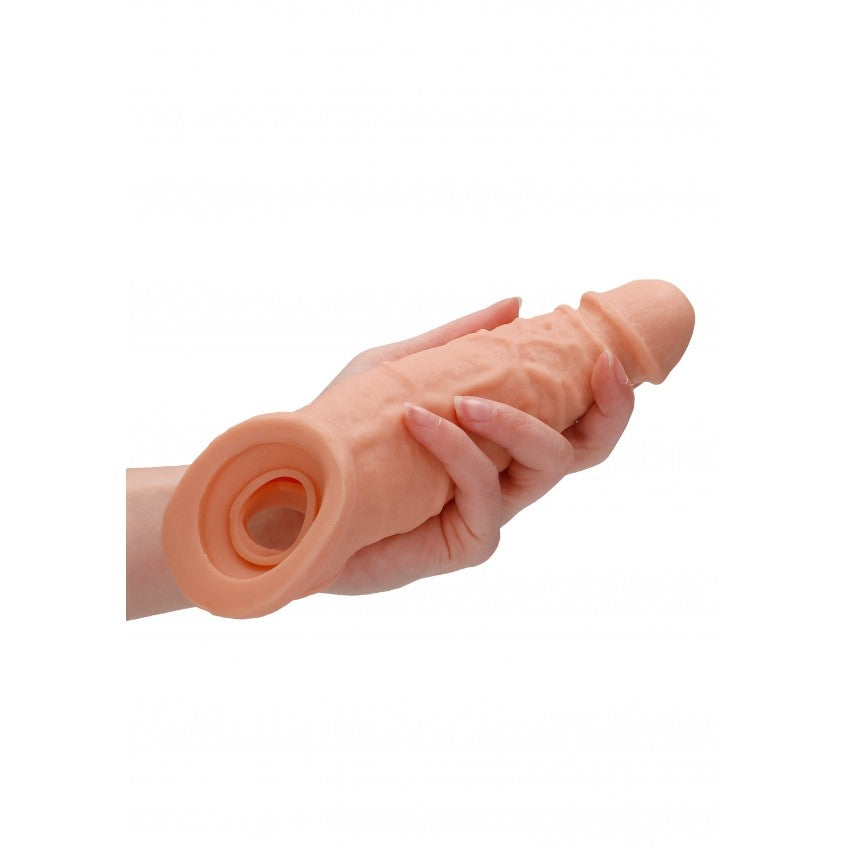 Real Rock Cyber Skin Penis Extender with Testicle Grip