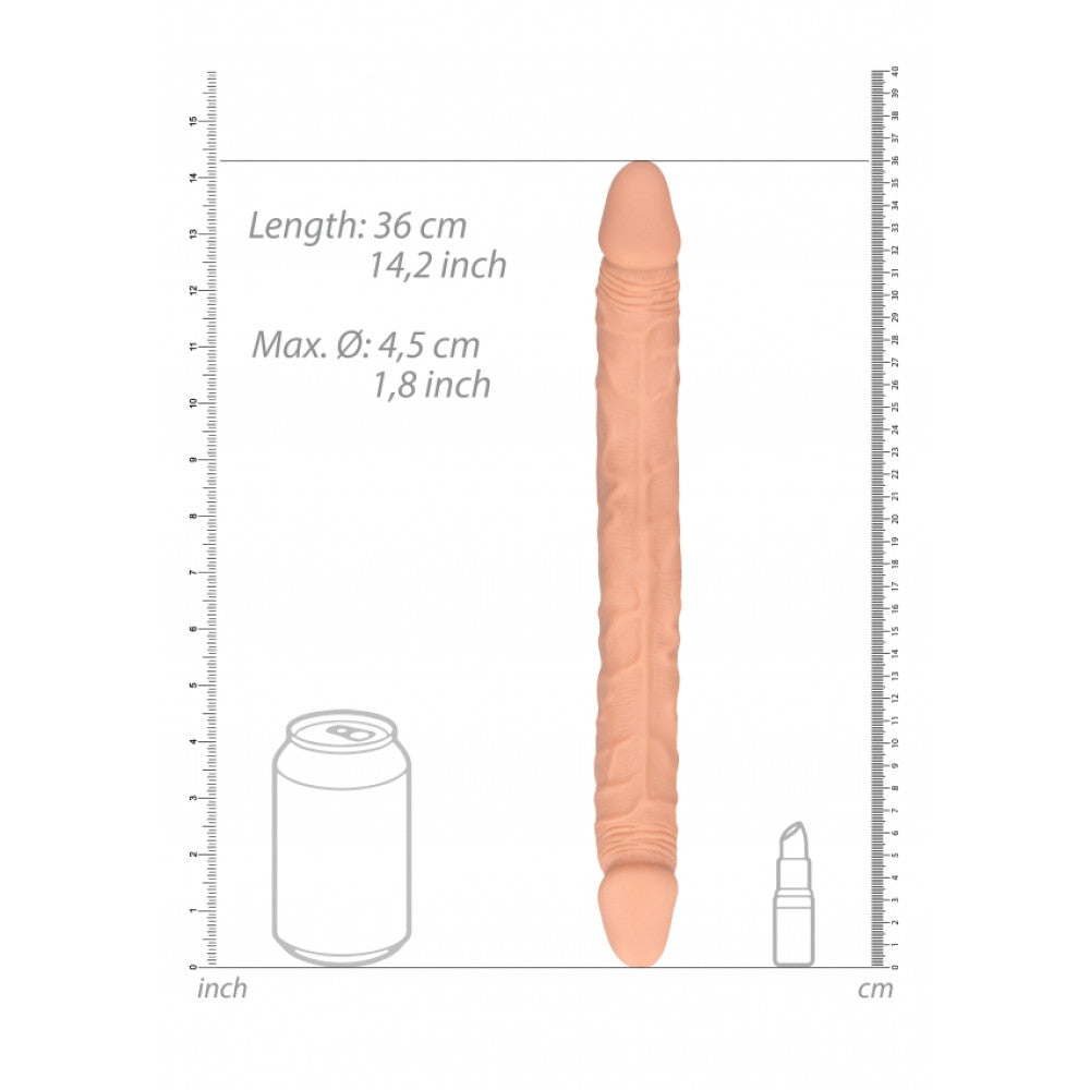 Real Rock Realistic Cyber Skin Double Dildo 36 cm