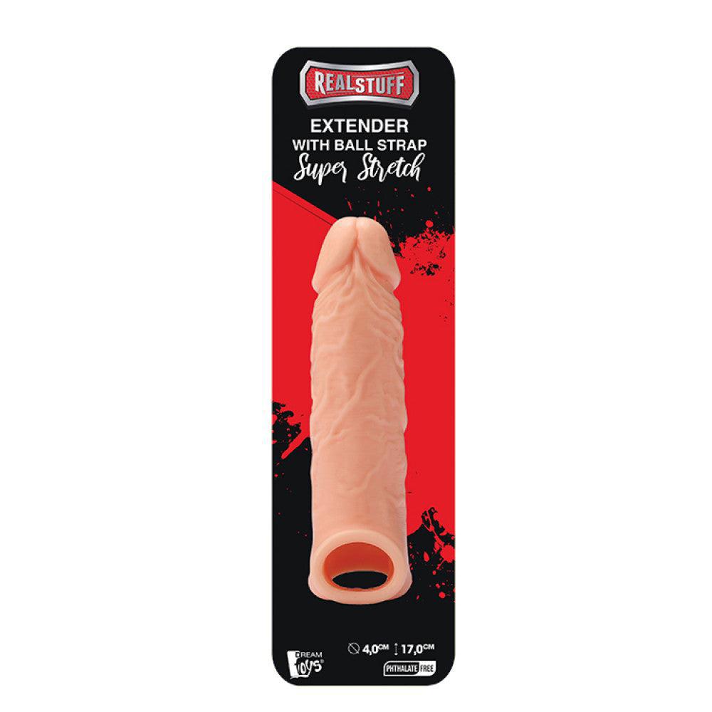 Real Stuff Penis Extender with Ball Strap 6.5"