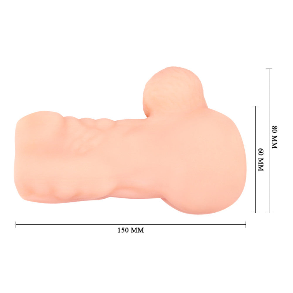 Realistic Anus Masturbator with Testicles Andy