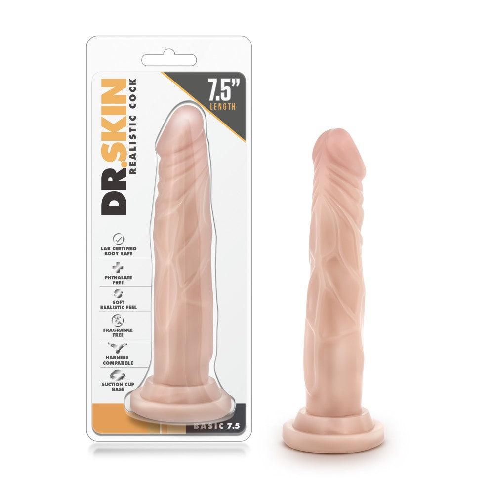 Dr. Skin Realistic Suction Cup Dildo 7.5"
