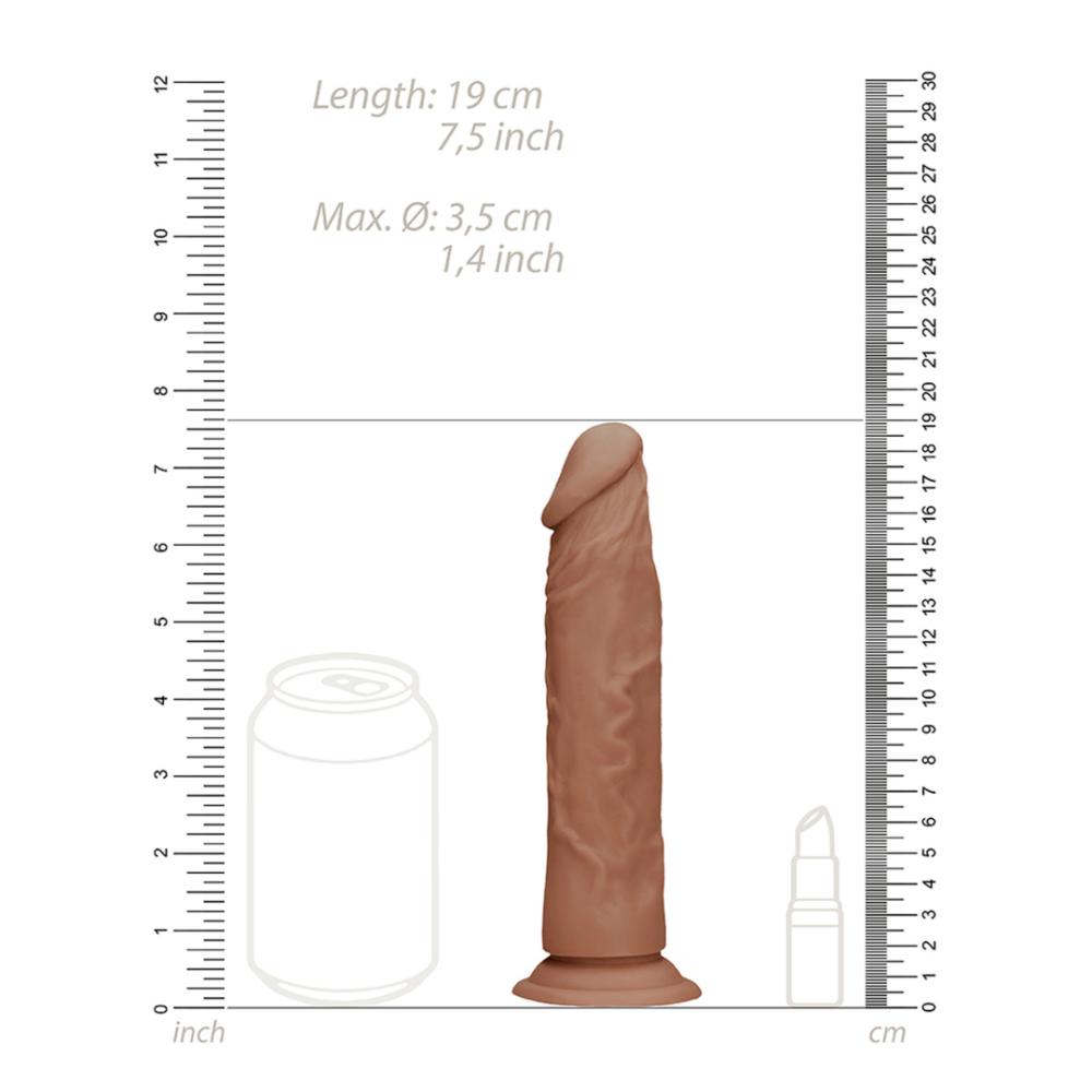 Realistic Dildo Realrock 7"