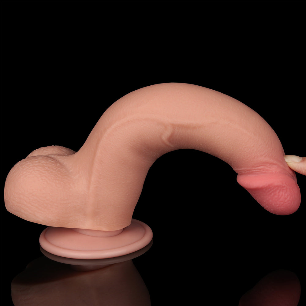 Realistic Dildo Sliding-Skin Dong 8.5"