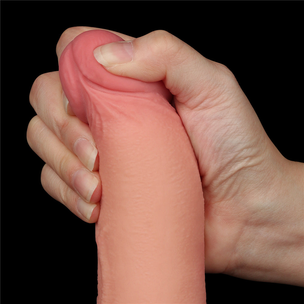 Realistic Dildo Sliding-Skin Dong 8.5"