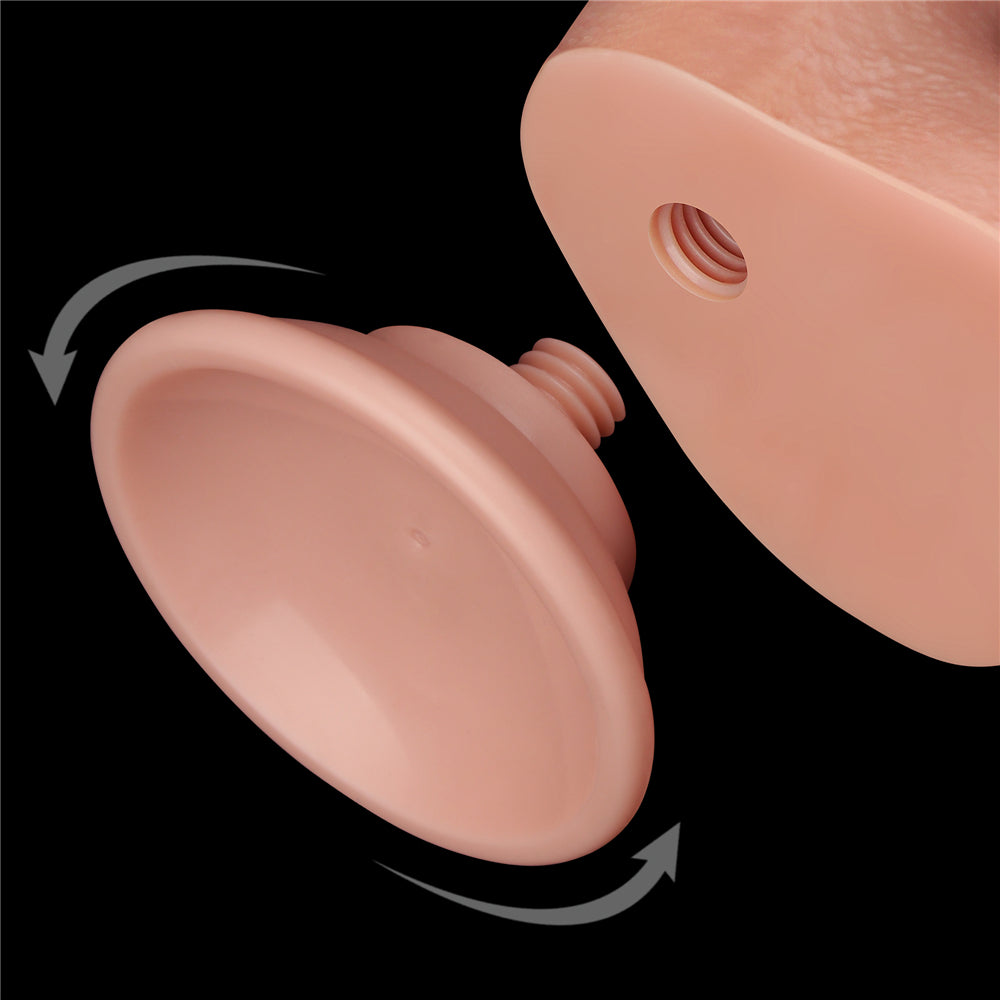 Realistic Dildo Sliding-Skin Dong 8.5"