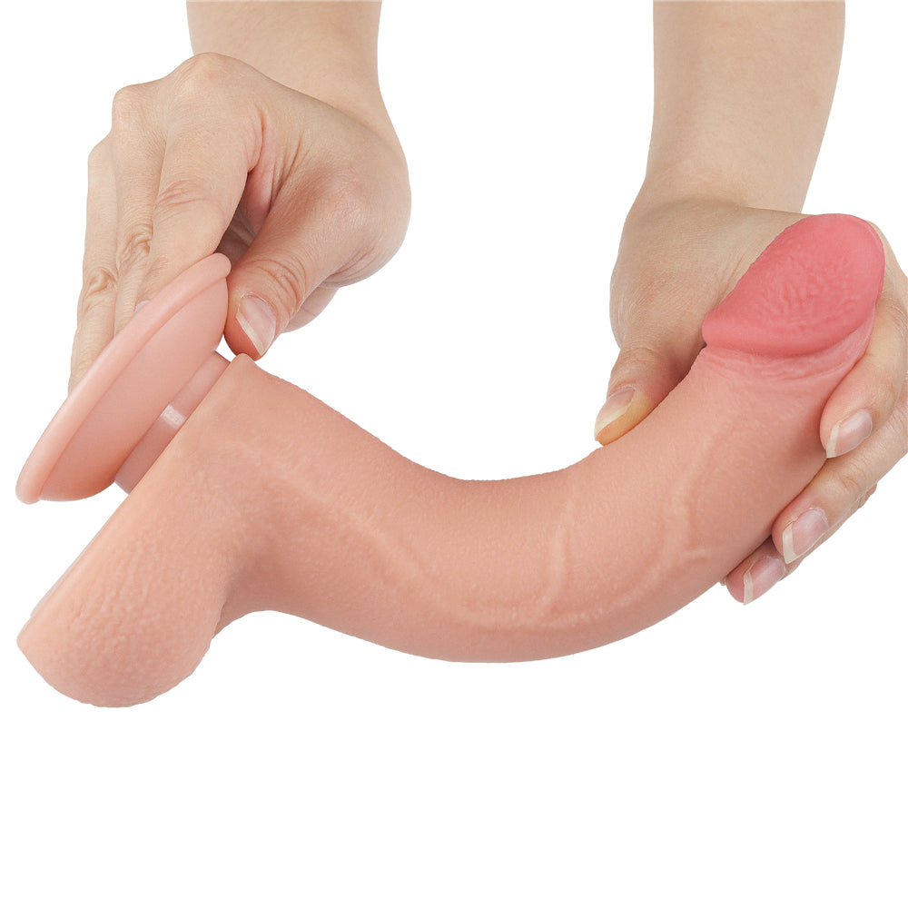 Realistic Dildo Sliding-Skin Dong 8.5"